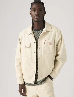 SUNRISE TRUCKER UNDYED ECRU GR - Uforede denimjakker