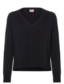 SUPER SOFT VNECK PULLOVER ANTH - Strik