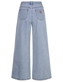 94 SUPER WIDE LORETTA LIGHT BLUE - Brede jeans