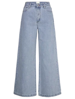 94 SUPER WIDE LORETTA LIGHT BLUE - Brede jeans