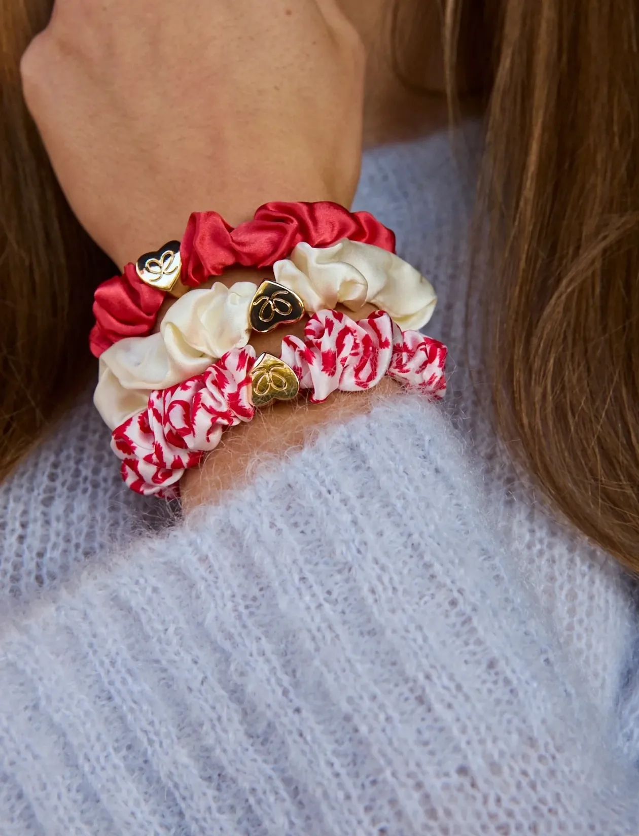 Sweetheart Trio - Scrunchies