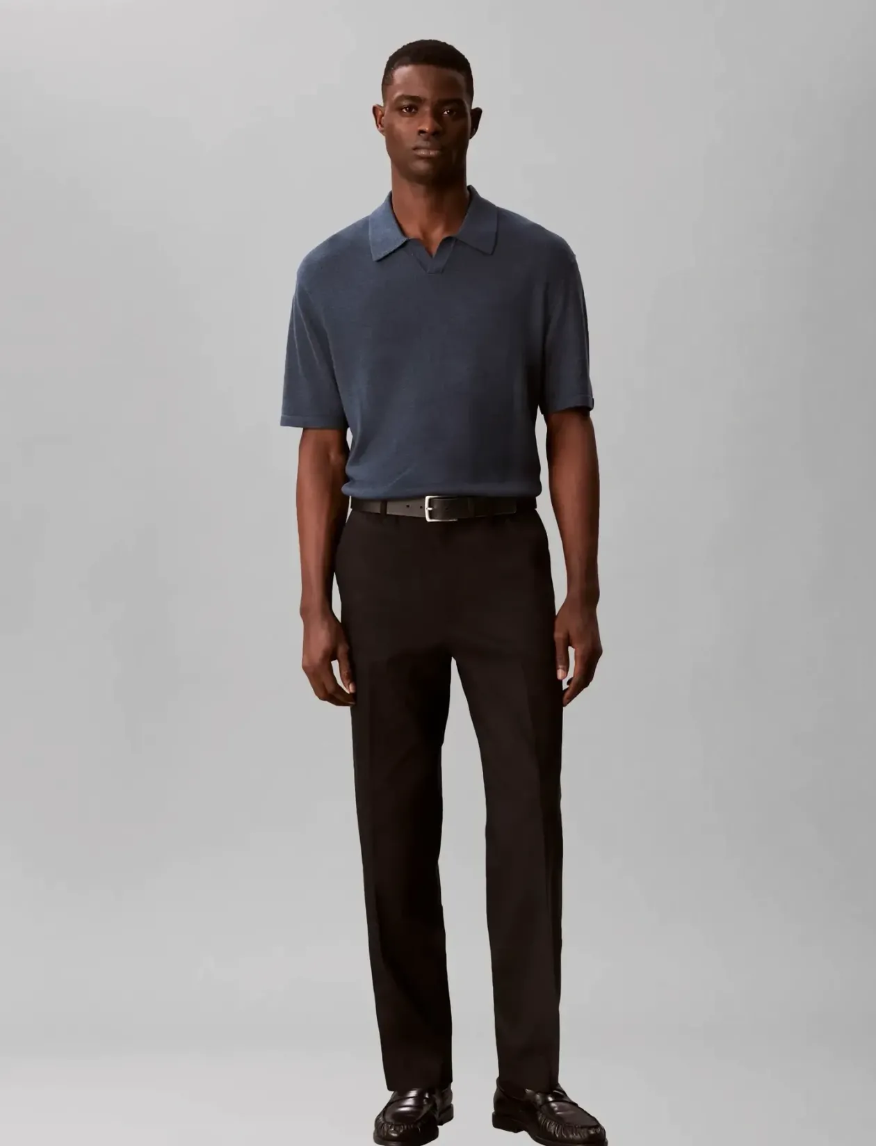 TAPERED LINEN LYOCELL PANT - Hørbukser