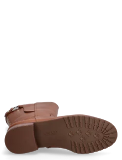 Tasha Calfskin Boot - Flade ankelstøvler