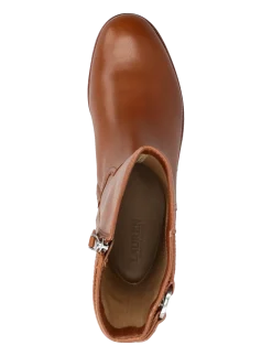 Tasha Calfskin Boot - Flade ankelstøvler
