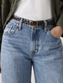 TAYLOR BRAID BELT CHOCOLATE MA - Bælter