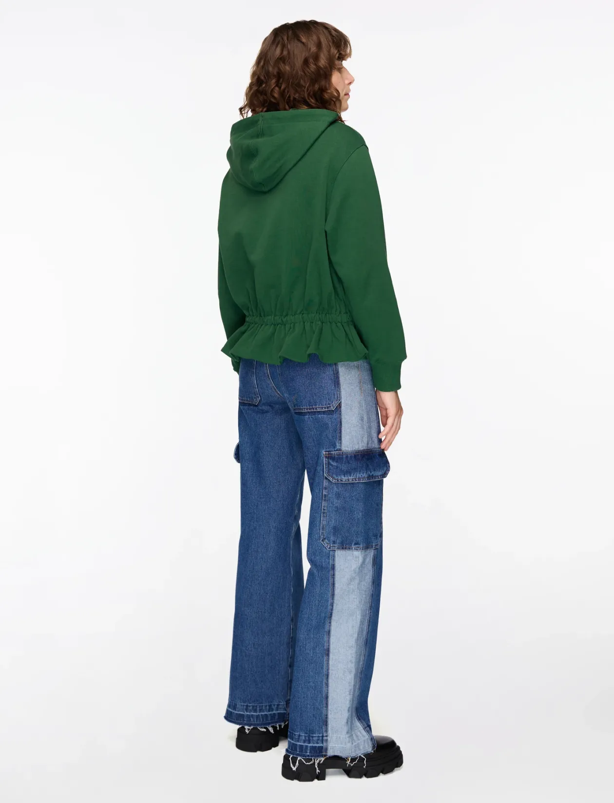 2430 Terry, Cinched Waist Sweatshir - Hættetrøjer