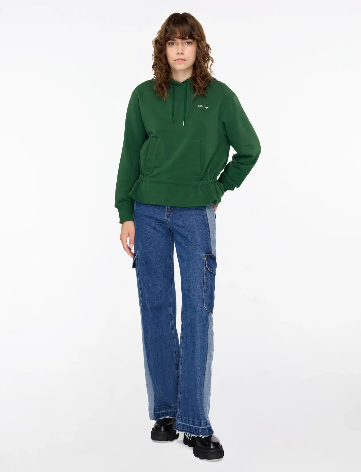 2430 Terry, Cinched Waist Sweatshir - Hættetrøjer