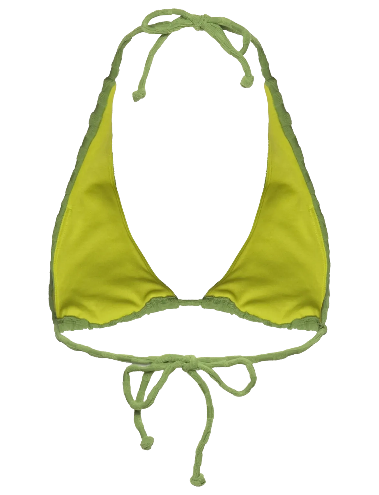 TERRY CONVERTIBLE TRIANGLE TOP - Bikinier