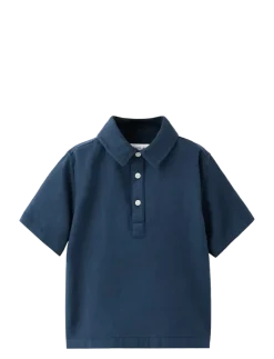 Textured cotton shirt - Kortærmede skjorter