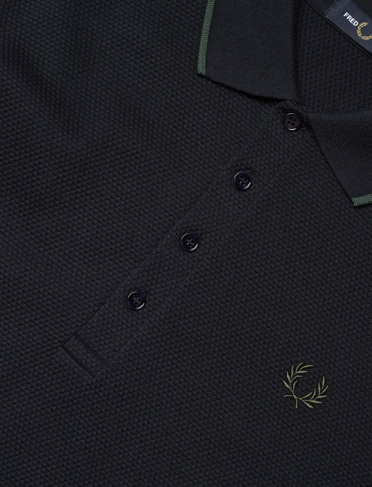 TEXTURED LS POLO - Langærmede