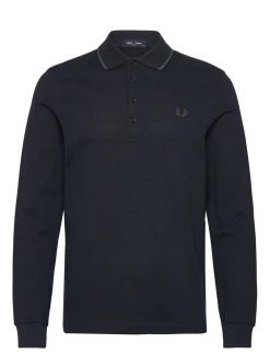 TEXTURED LS POLO - Langærmede