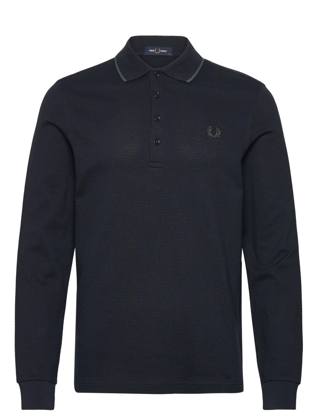 TEXTURED LS POLO - Langærmede