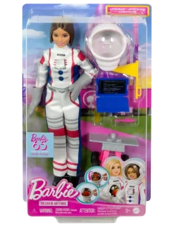 65th Anniversary Doll & 10 Accessories, Astronaut Set with Brunette Doll - Dukker