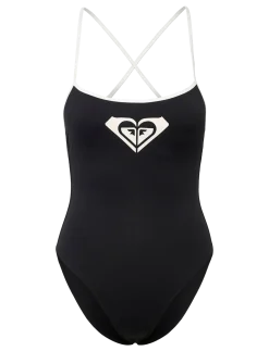 THE RETRO ESSENTIALS HL 1PIECE - Badedragter