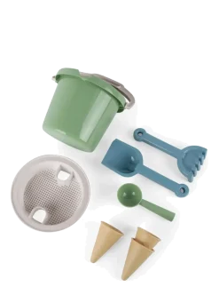 THORBJORN BUCKET SET GREEN - Sandlegetøj