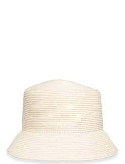 TINA paper straw bucket hat - Stråhatte