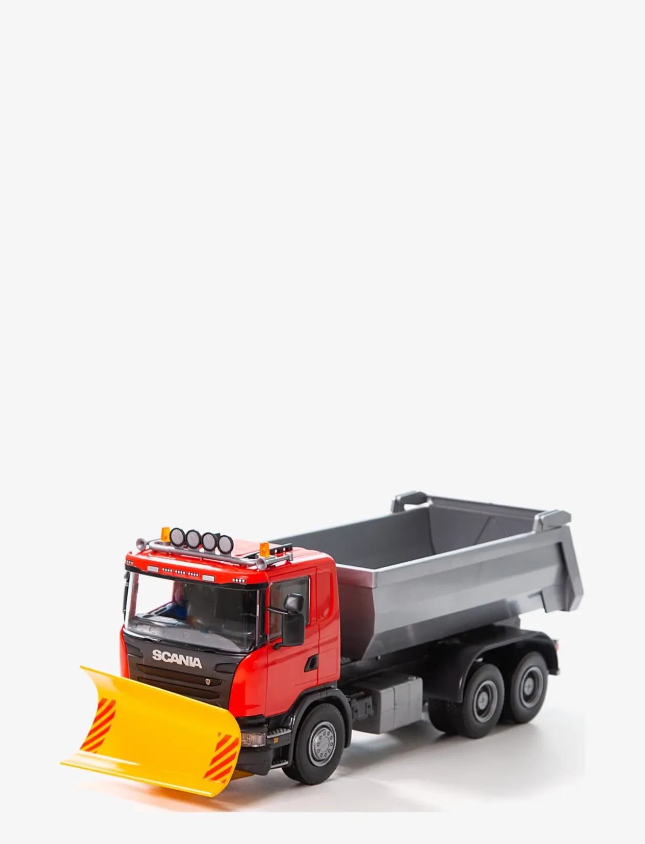 TIPPBIL PLOG SCANIA RÖD 1:25 - Byggekøretøjer