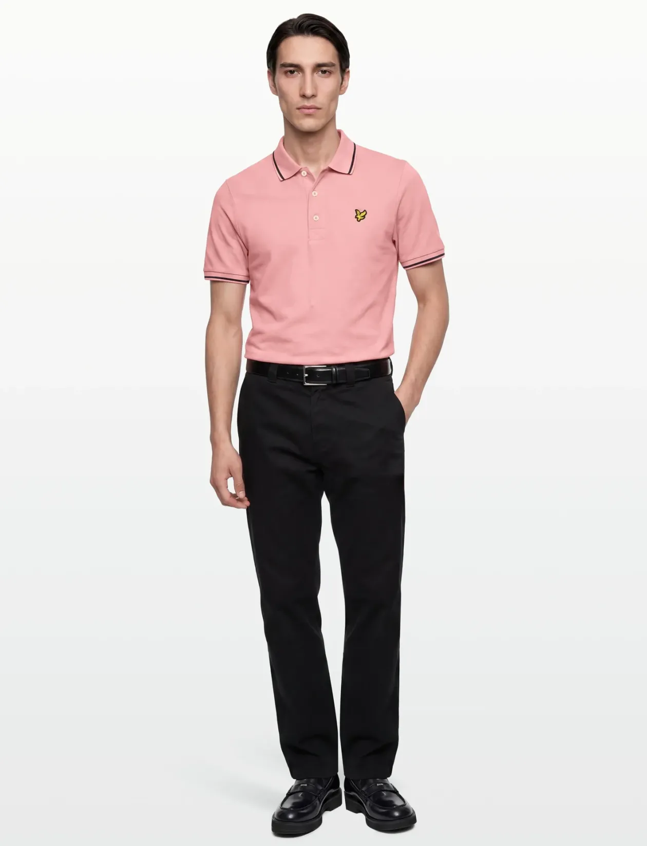 Tipped Polo Shirt - Kortærmede