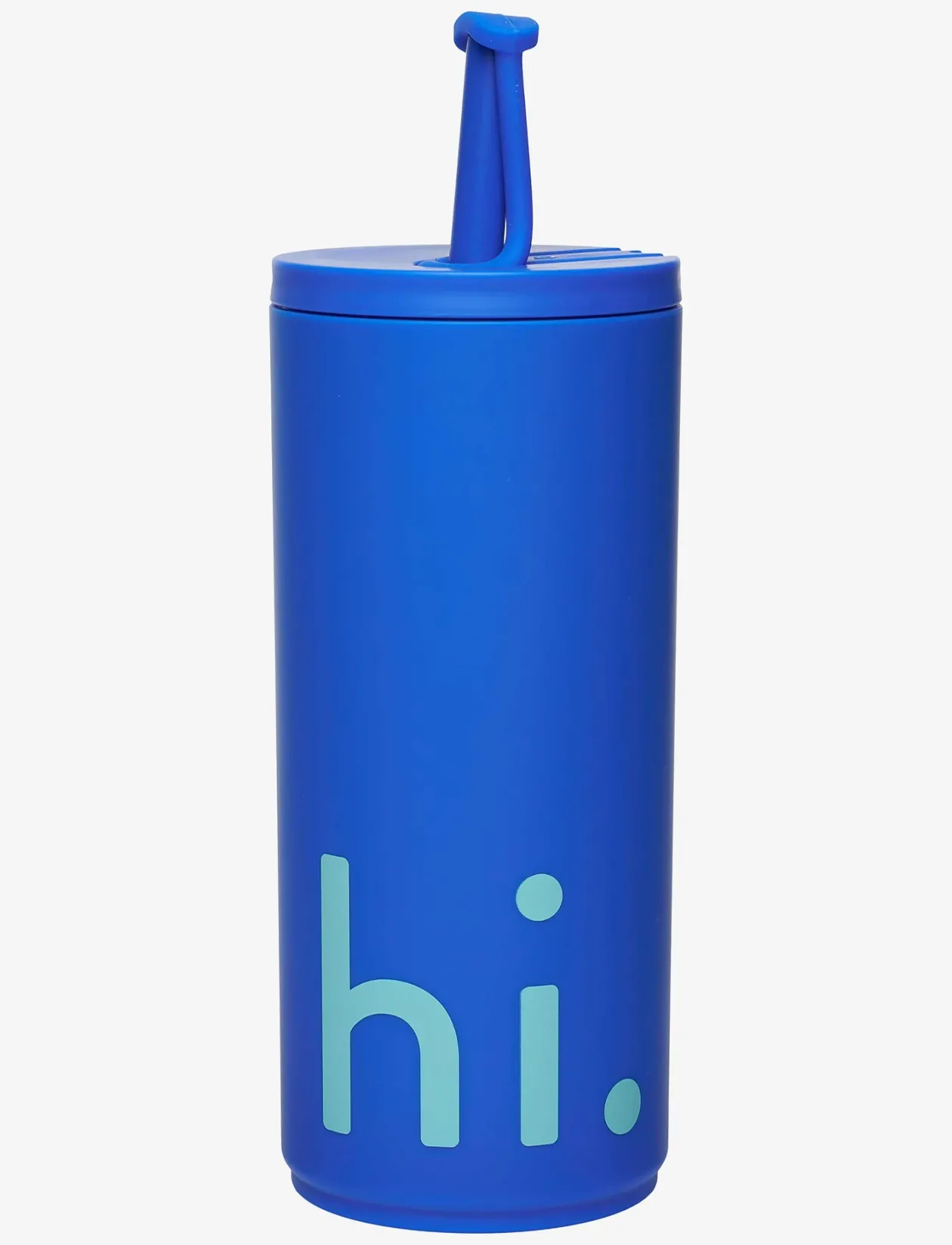 Travel cup with straw with soft coating - Termoflasker & termokrus