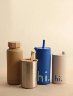 Travel cup with straw with soft coating - Termoflasker & termokrus