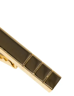 Triple Striped Golden Bar 3,5 cm - Slipsenåler