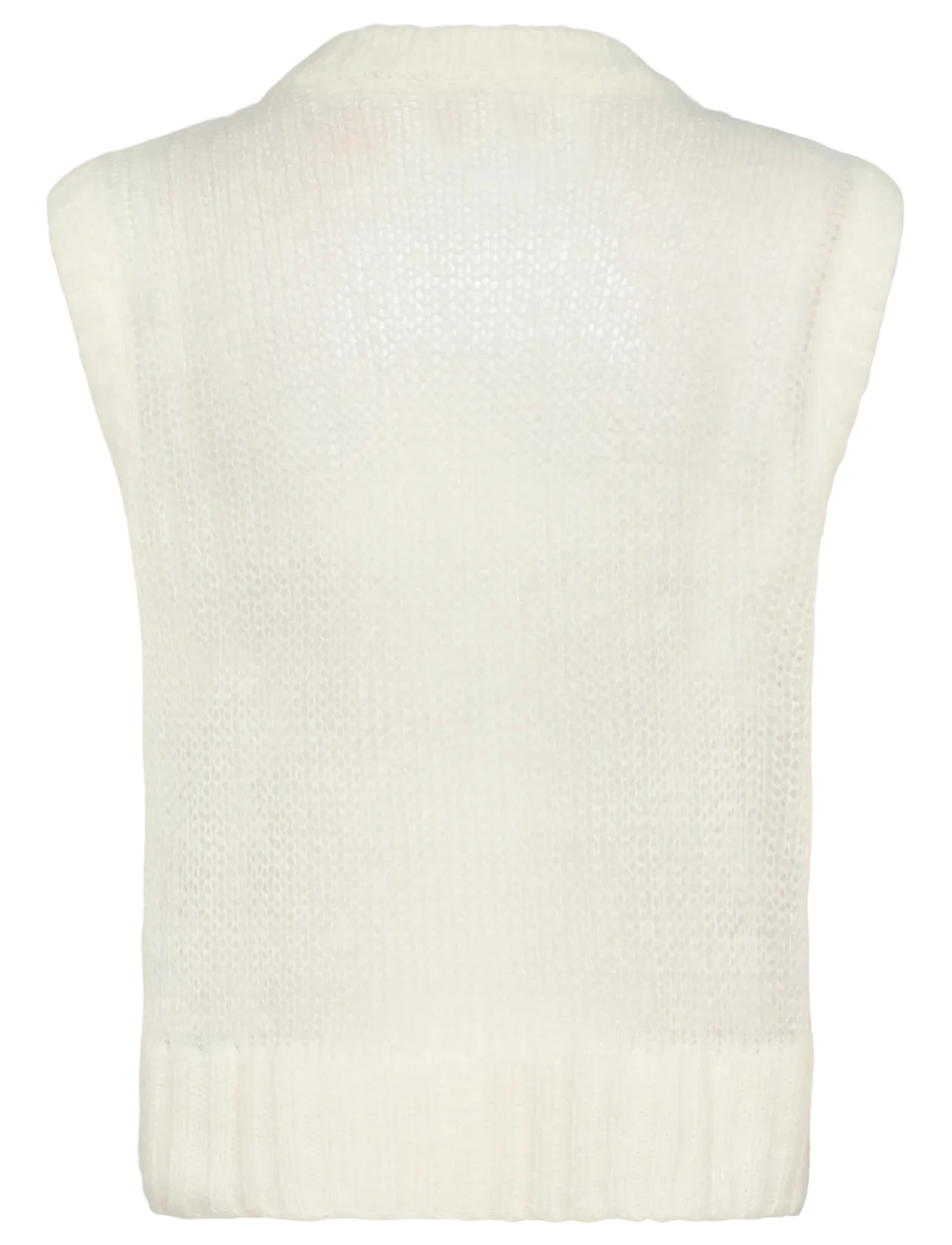 TSJOSEPHINE EMB. SL O-NECK VEST - Strikveste
