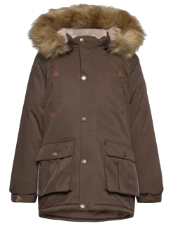 Twill Nylon Boy Parca - Parkas