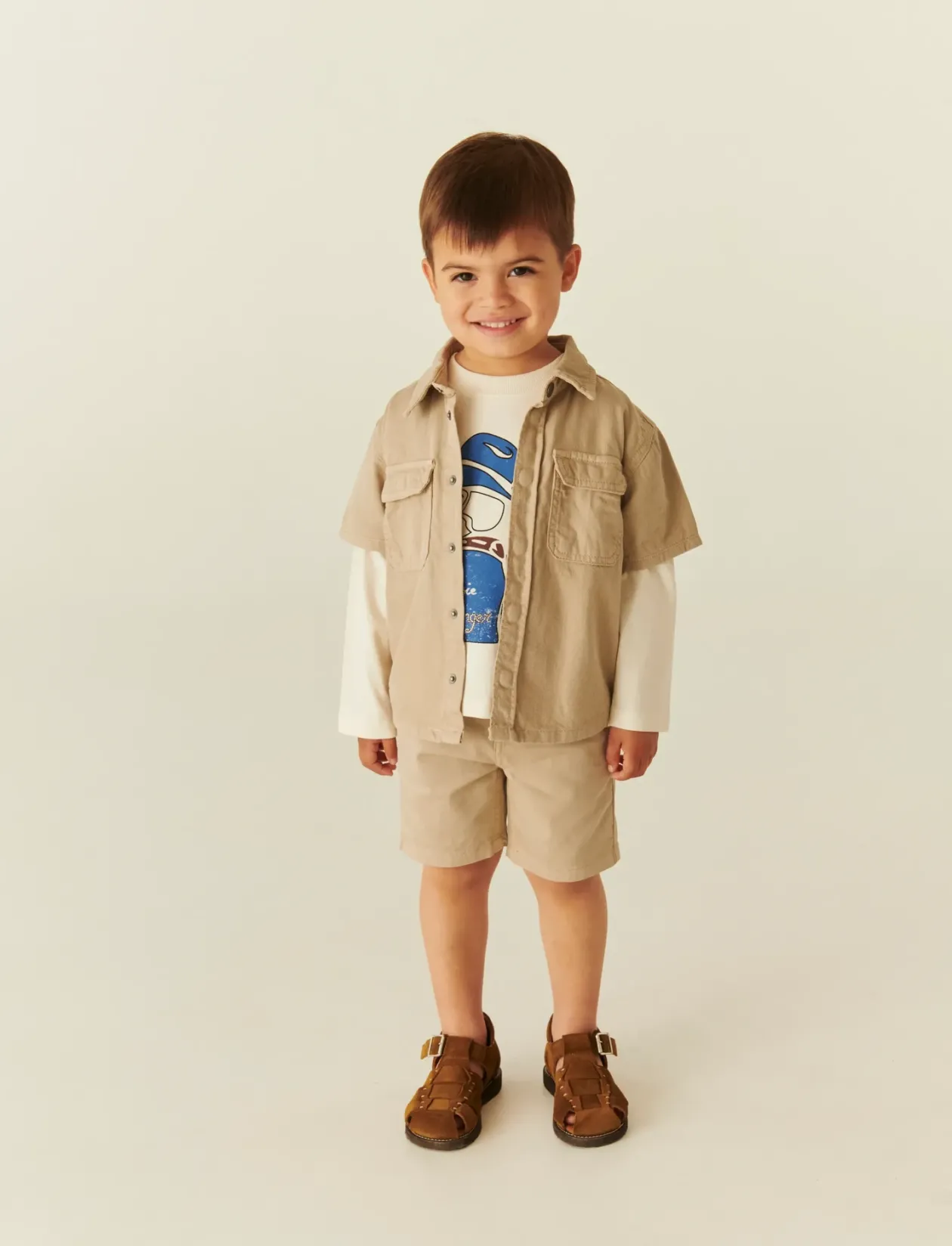 TWILL SHORTS W. CUFF - Shorts