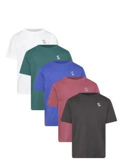 TY-5PK TEES - Kortærmede