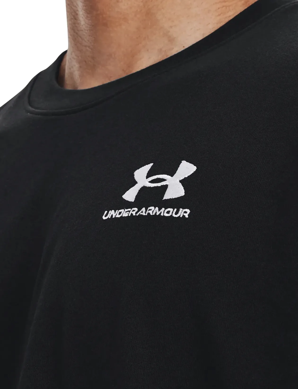 UA M LOGO EMB HEAVYWEIGHT SS - T-shirts