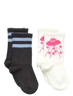 Ufo 2-pack baby socks - Børn