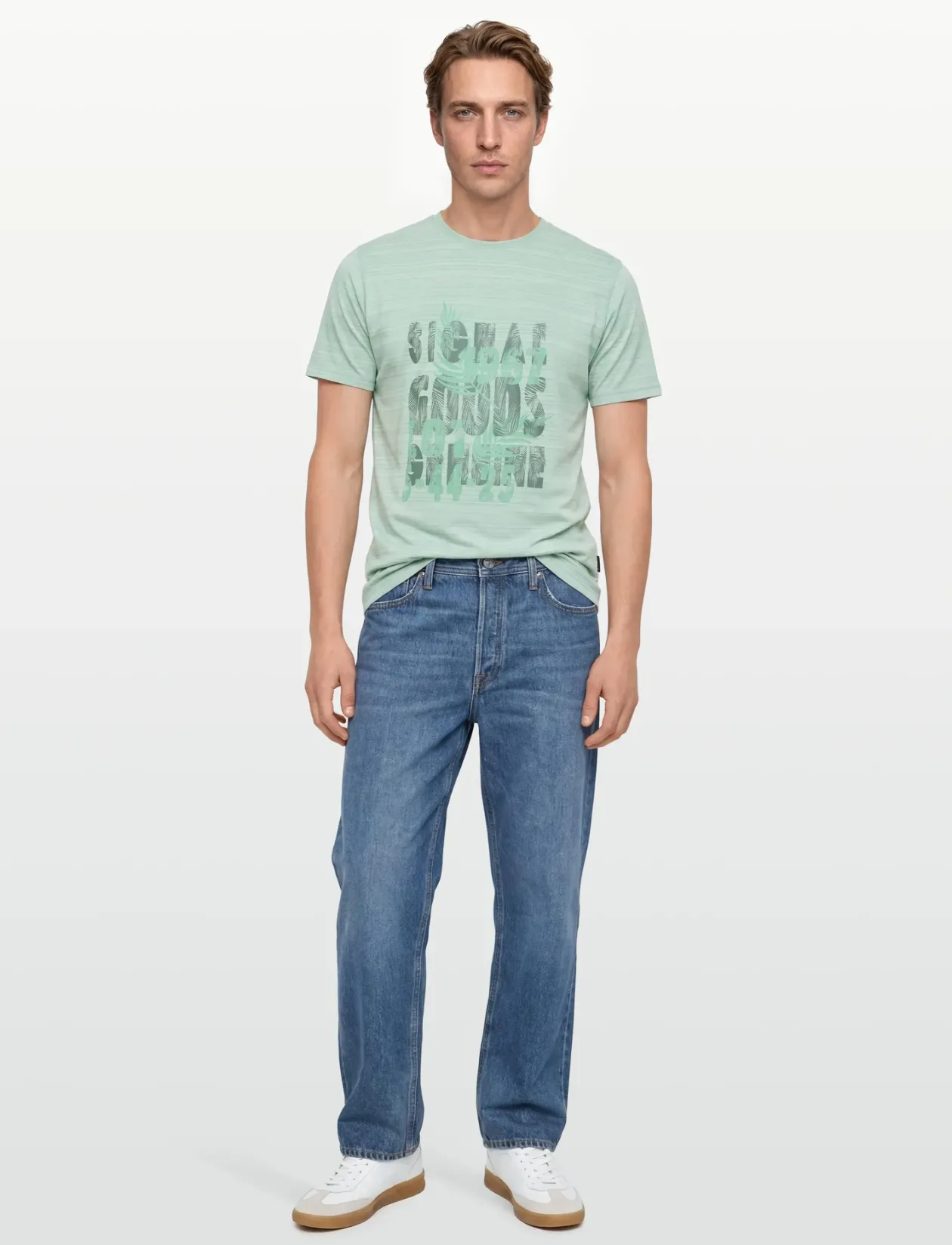ULRICSI SHADOWSTRIPE W.PRINT - T-Shirts