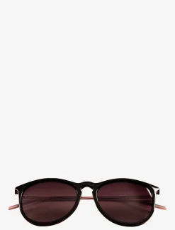 VANILLE sunglasses black/gold - Round Frame
