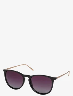 VANILLE sunglasses black/gold - Round Frame