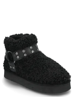 Varm Flatform Ankle Boot #SU - Bamsestøvler