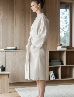 Vega waffle bath robe - Morgenkåbe