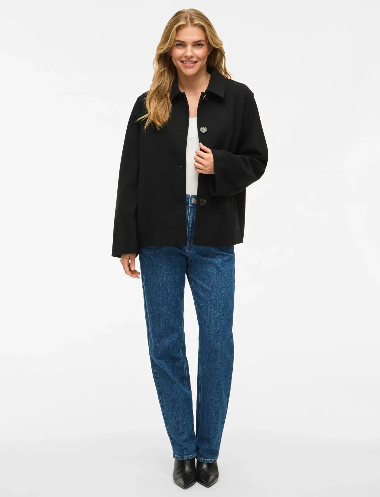 VICLAUDIA L/S JACKET- NOOS - Uldjakker