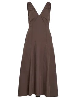 VIEMBLA S/L V-NECK MAXI DRESS RO - Maxikjoler