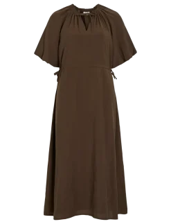 VIHEKLA O-NECK 2/4 MIDI DRESS - Midi kjoler