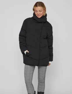 VILOUISA L/S NEW PADDED SHORT COAT/SU/PB - Forede jakker