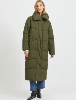 VILOUISA PADDED COAT/PB - Dynefrakke