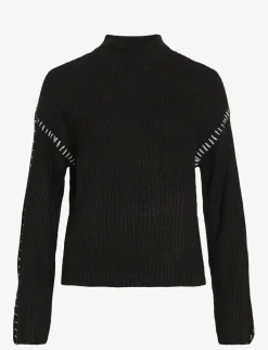 VISIGGA L/S STITCH KNIT PULLOVER/KA - Strik