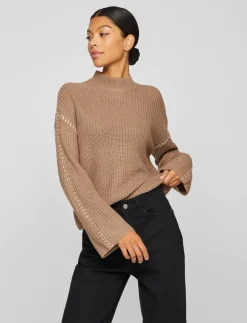 VISIGGA L/S STITCH KNIT PULLOVER/KA - Strik