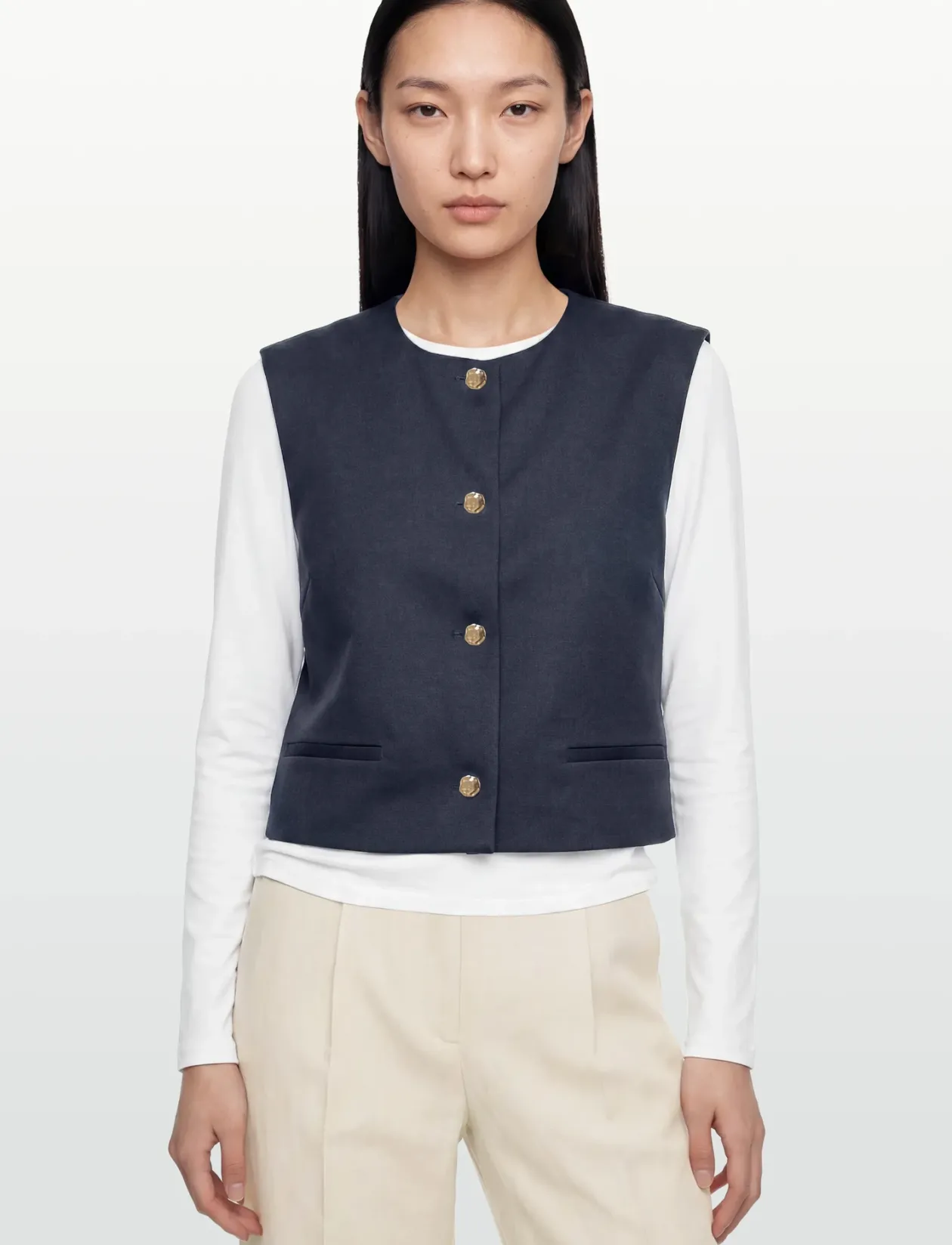 VITILDA S/L VEST - Strikveste