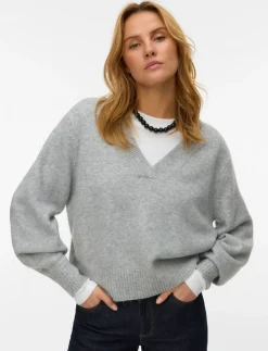 VMBOOM LS V-NECK PULLOVER NOOS - Strik
