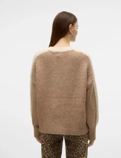 VMCORDELIA LS O-NECK PULLOVER GA - Strik