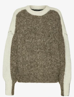 VMCORDELIA LS O-NECK PULLOVER GA - Strik