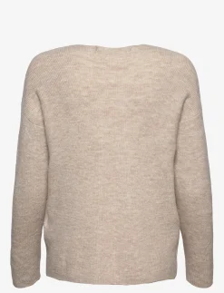 VMCREWLEFILE LS V-NECK BLOUSE NOOS - Trøjer