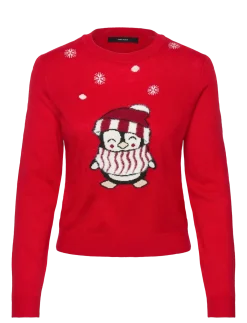 VMCUTE LS O-NECK PULLOVER XMAS BOX - Strik