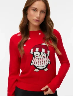 VMCUTE LS O-NECK PULLOVER XMAS BOX - Strik